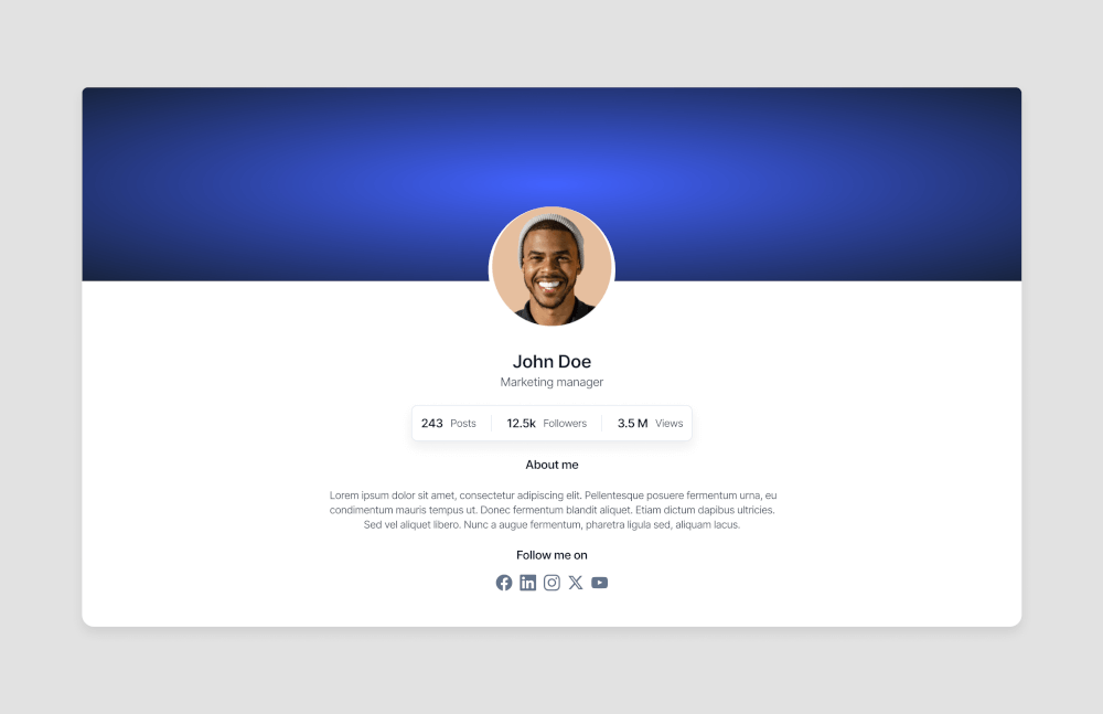 Profile card 2