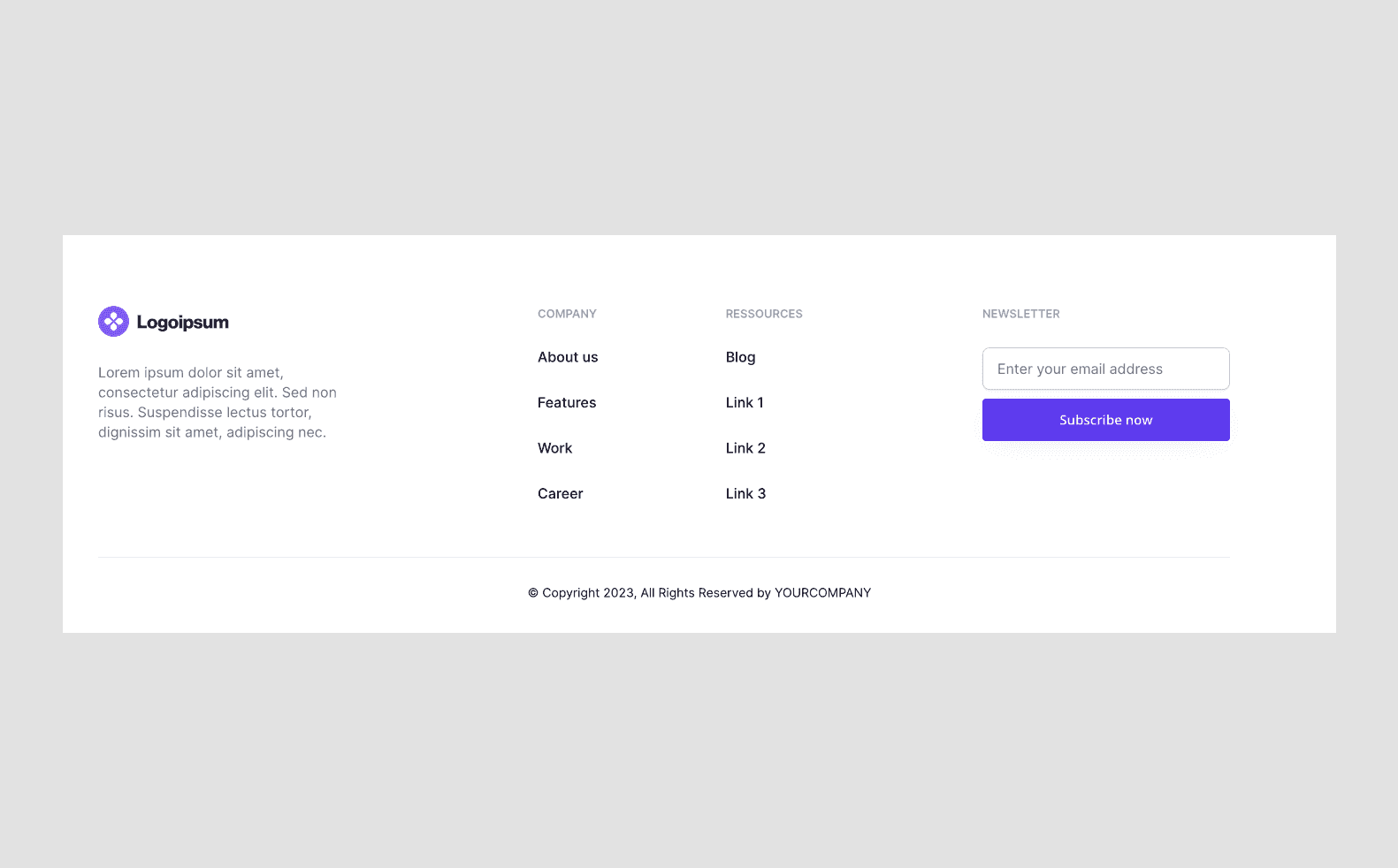 Footer 1