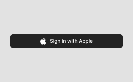 Sign in w/ Apple