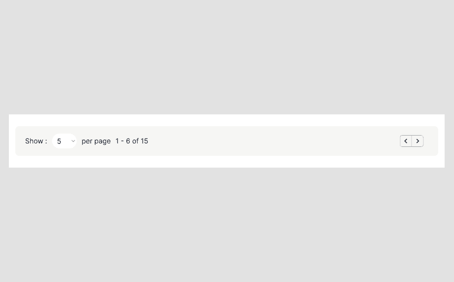 Pagination