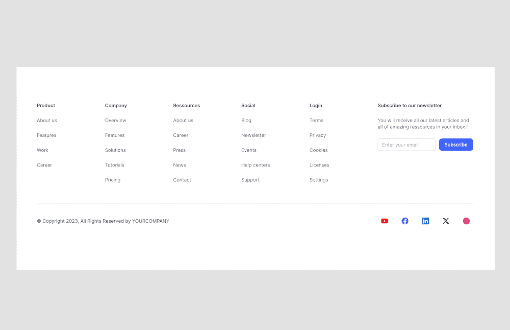 Footer 3
