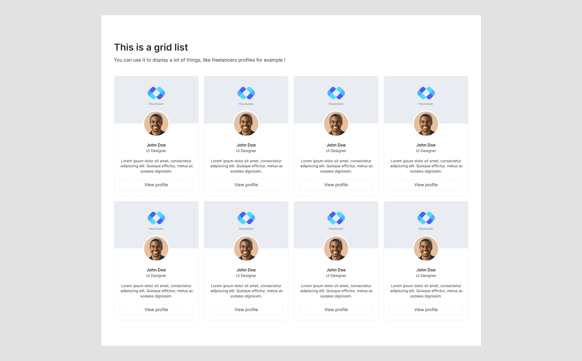 Grid list 2