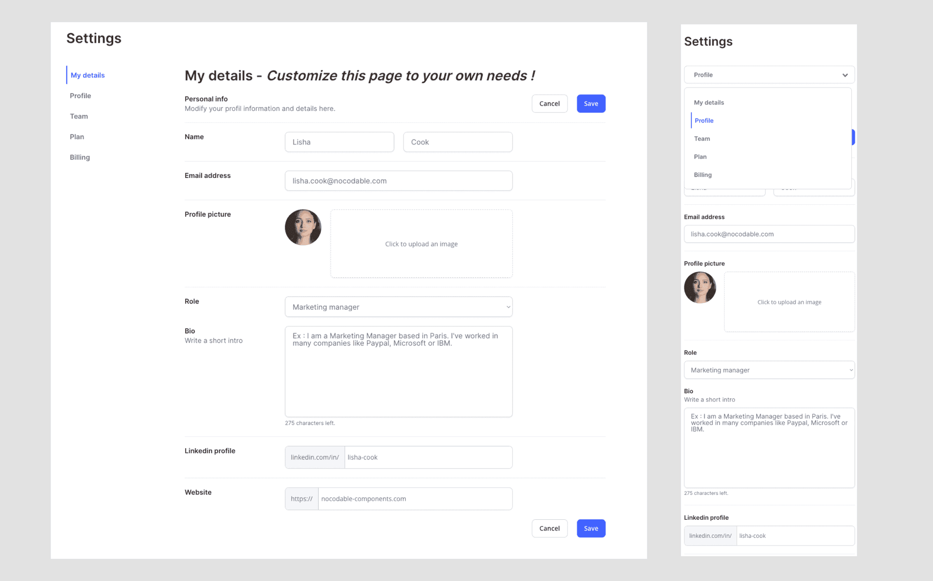 Account Settings 2