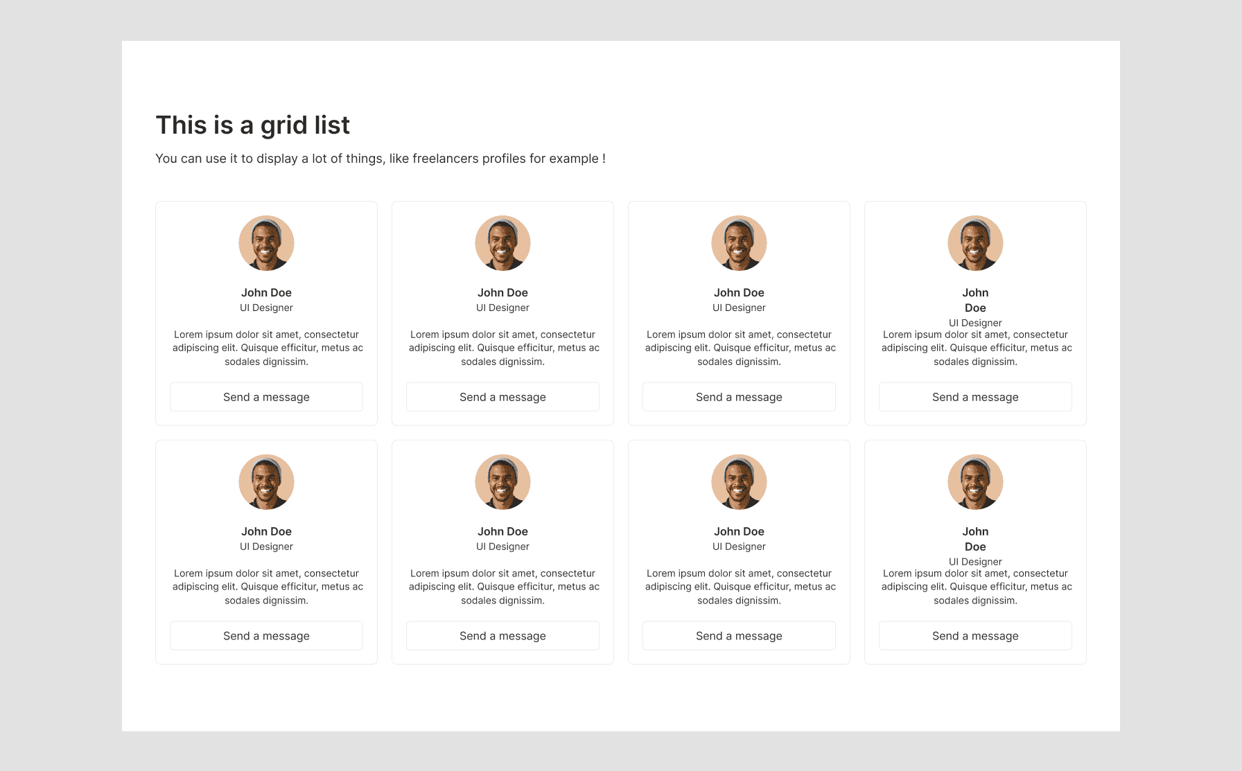 Grid List 1