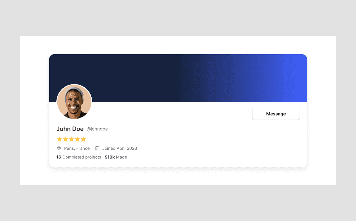 User profile 2