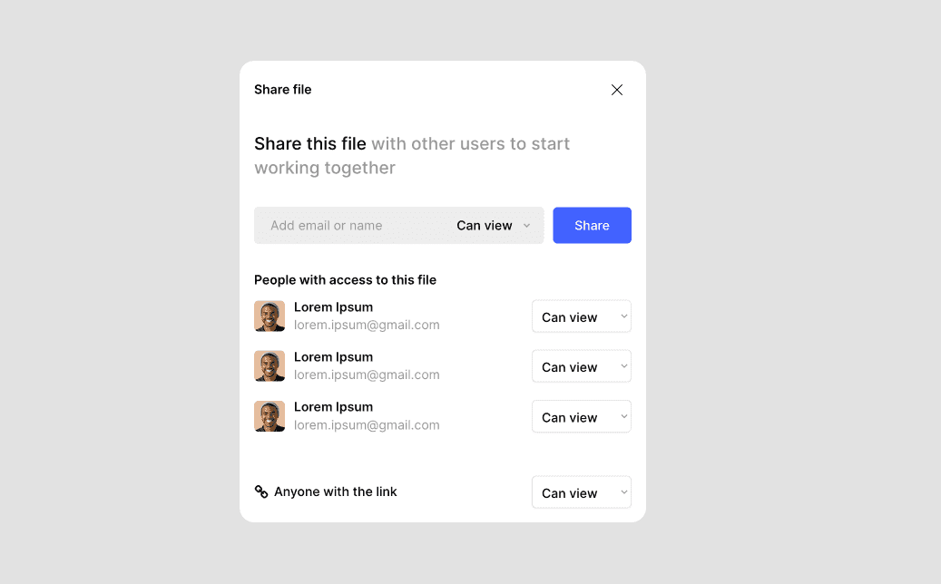 Simple form popup 1
