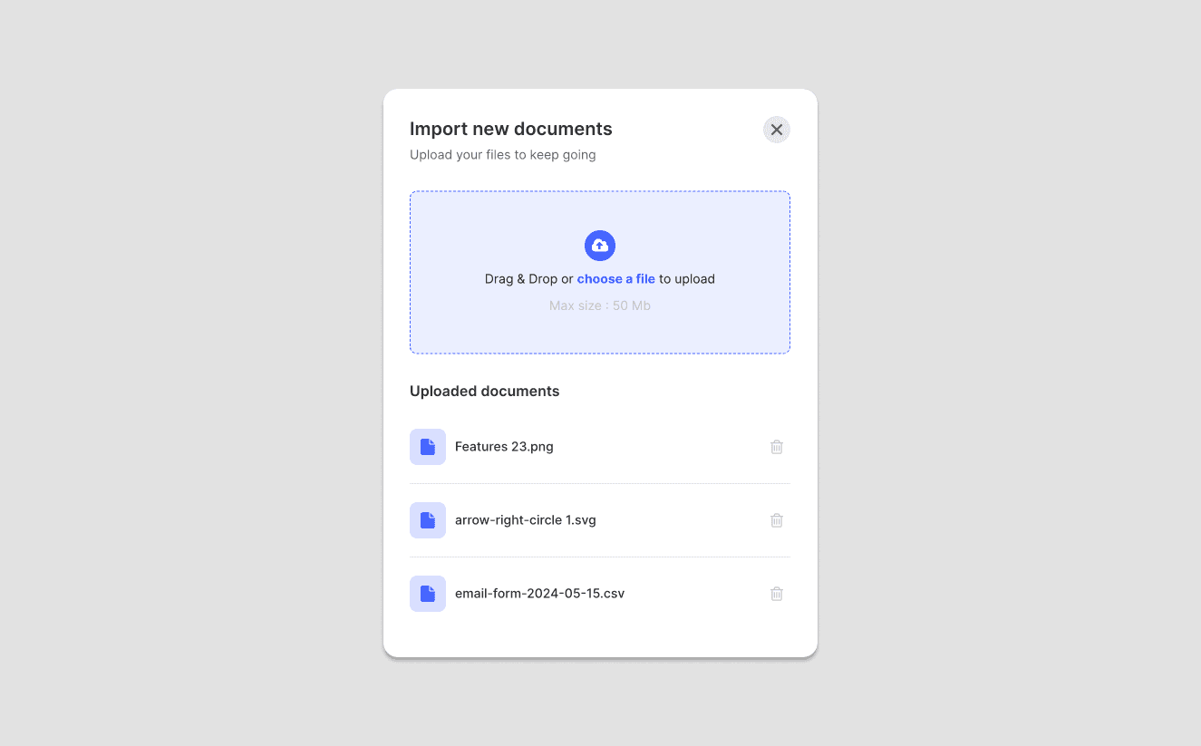 Multi File Uploader Popup 1