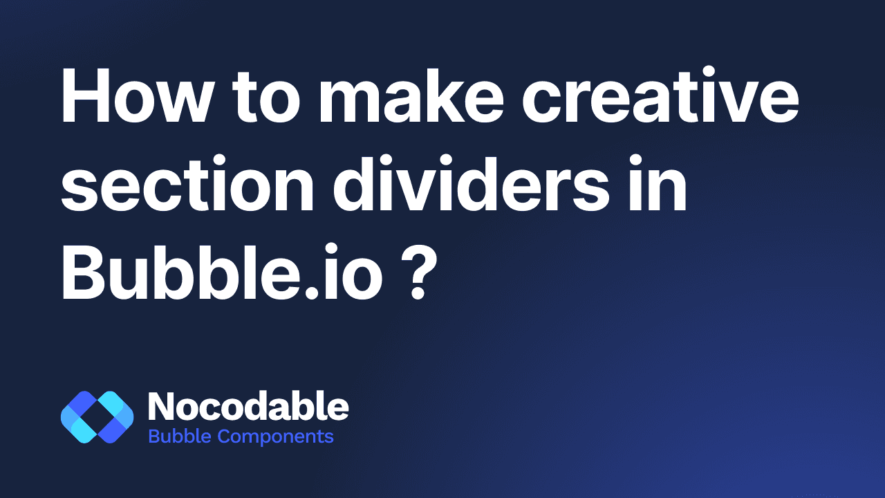 How to make angled sections divider in Bubble.io ?